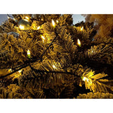 Christmas Light, 33Ft 100 Led Battery Operated String Lights With Auto Timer & 8 Modes, Green Wire Outdoor Waterproof St