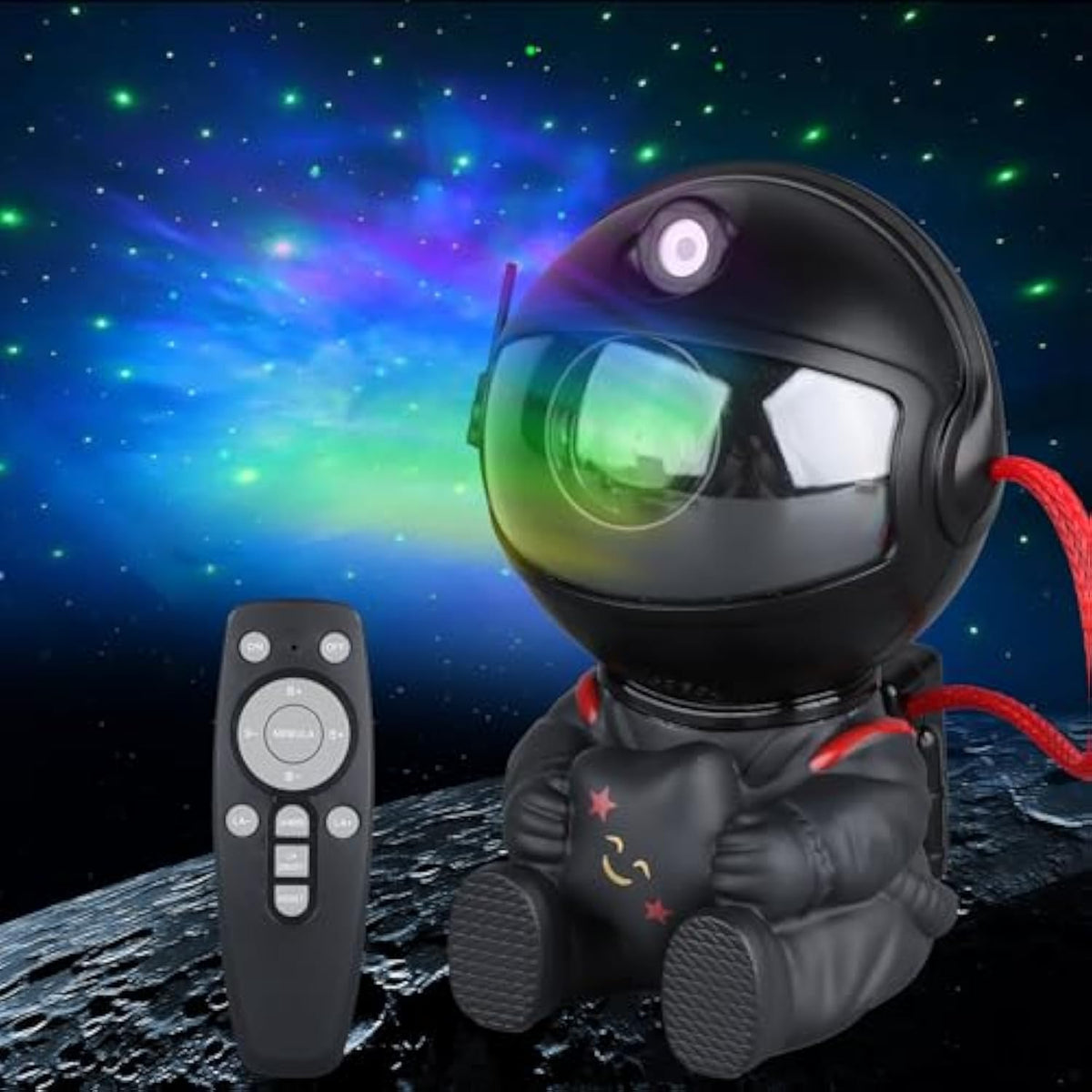 Astronaut Star Projector, Star Projector Galaxy Light For Kids?8 Modes Remote And 270° Adjustable Led Lights For Bedroom, Girls Room Decoration, Home Theater, Ceiling, Timer(Original Black)