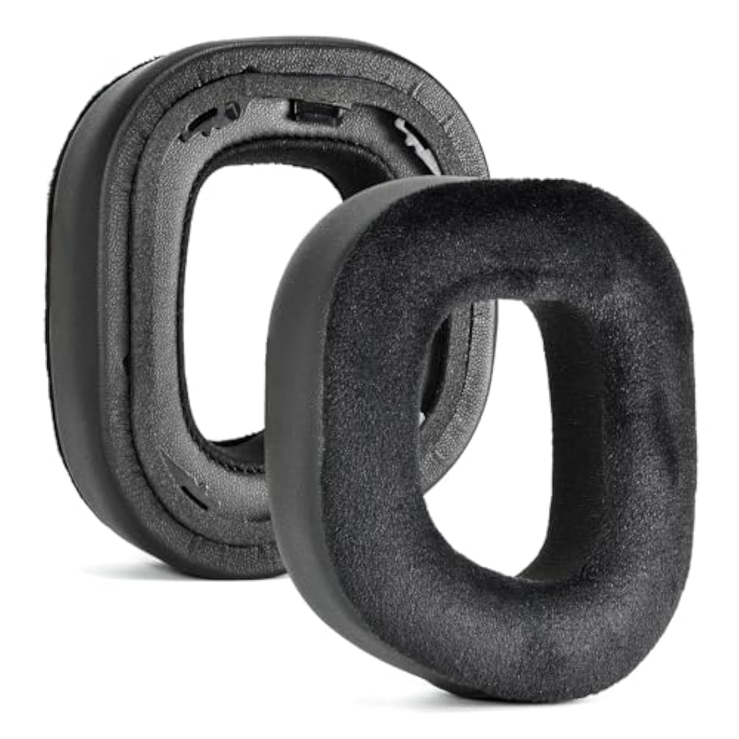 Replacement HS80 RGB EarPads for Corsair HS80 RGB Wireless Headphones Soft Memory Foam Ear Cushion Earmuffs Cover Cup, Protein Leather Earpad, Repair Part