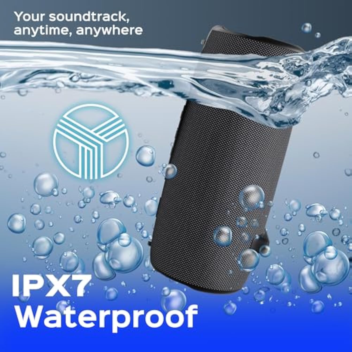 TREBLAB Ultra Loud Wireless Speaker - 60W Stereo Sound with Deep Bass, 20H Playtime, Powerbank, Waterproof, Loudest Portable Bluetooth Speaker for Home, Outdoor Party, Beach, Work, Travel, HD-Max