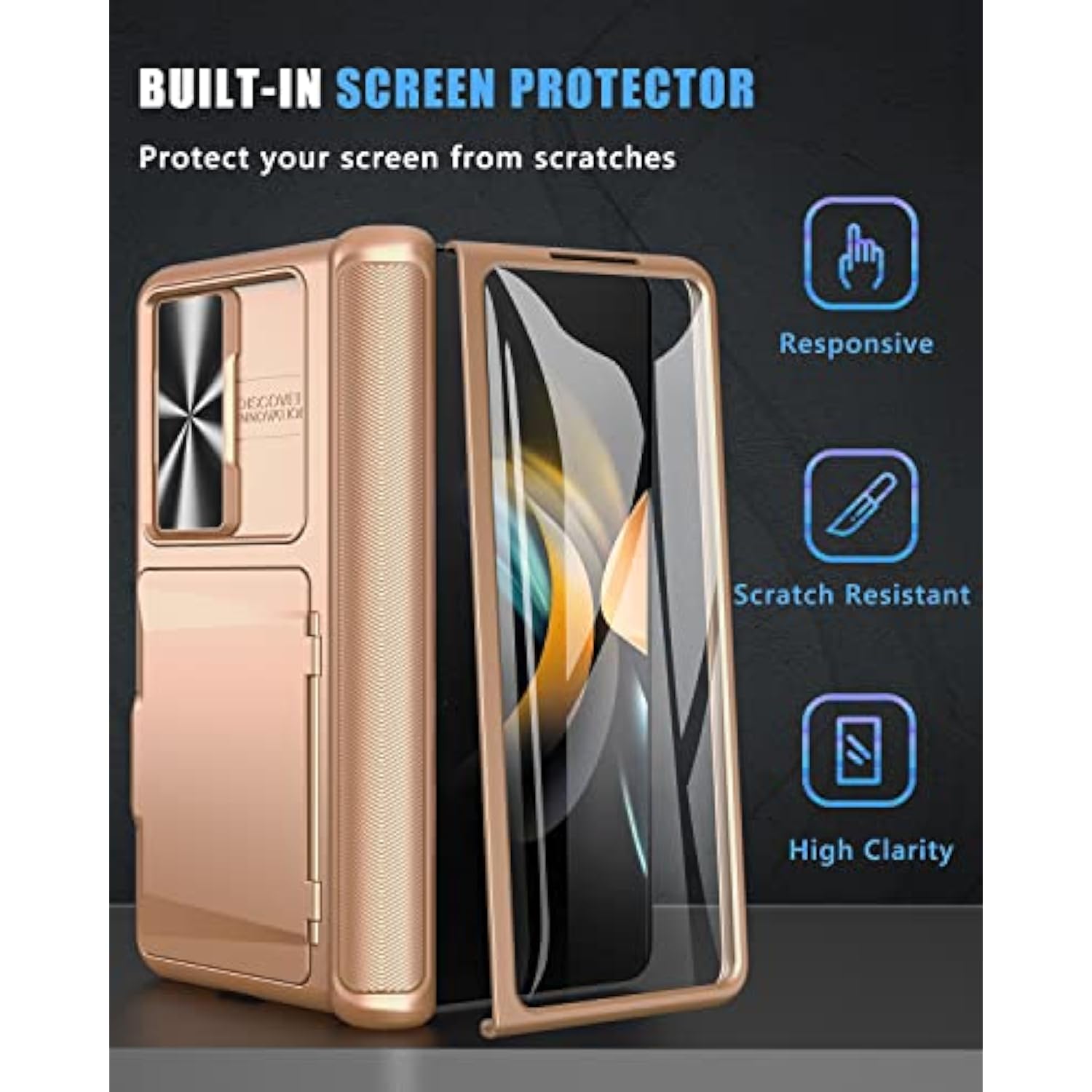 Samsung Galaxy Z Fold 4 Case with Hinge Protection