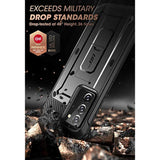 SUPCASE for Samsung Galaxy Note 20 Case with Stand (Unicorn Beetle Pro), [Built-in Belt Clip] Heavy Duty Rugged Kickstand Protective Phone Case Without Screen Protector for Samsung Note 20, Black