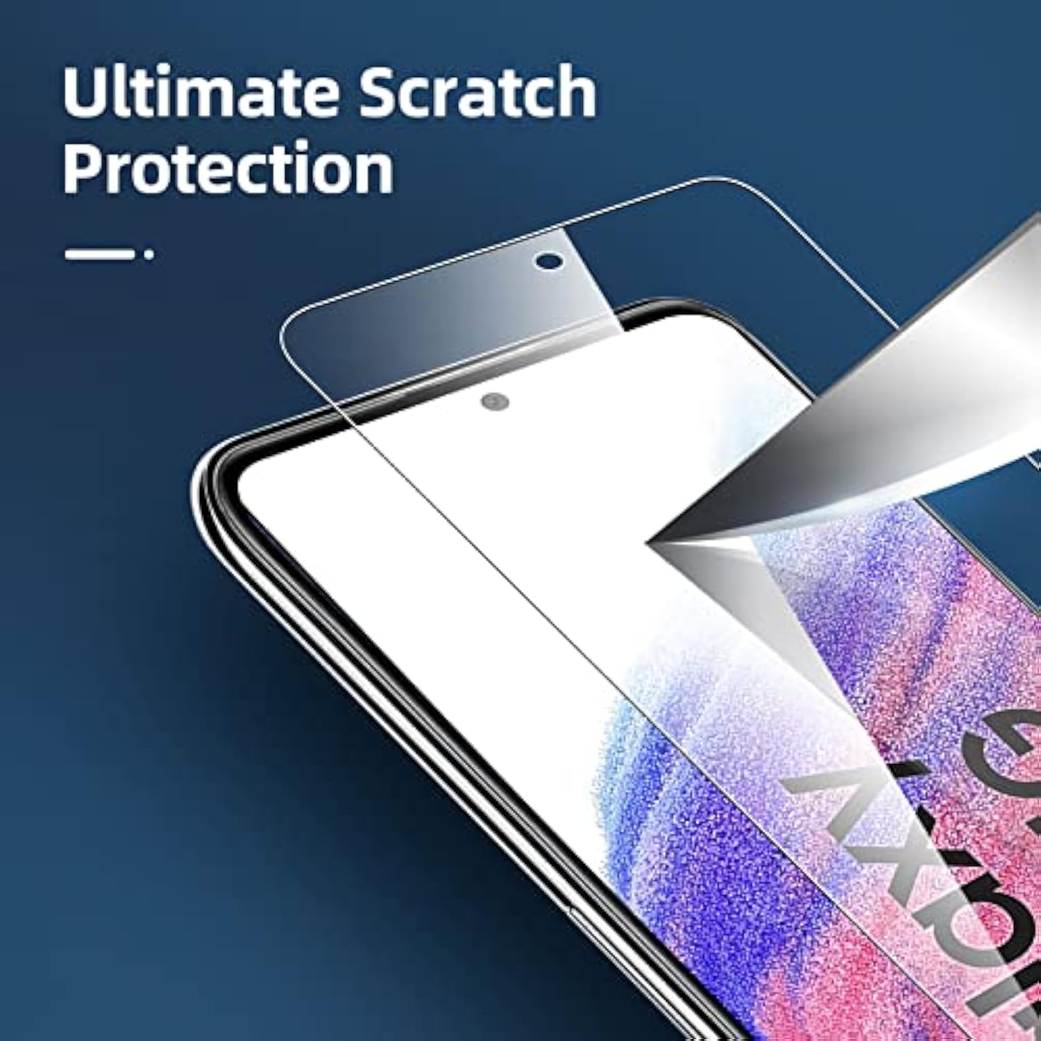 3-Pack Samsung Galaxy A53 5G Tempered Glass Screen Protector Anti-Scratch