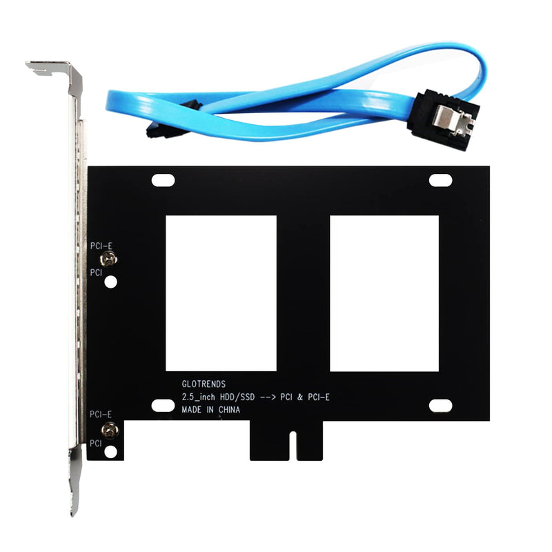 2.5 Inch Ssd Mounting Bracket With Sata Iii Cable And Ssd Screws, Pcie Or Pci