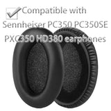 Pc350 Replacement Ear Pads Compatible With Sennheiser Pc350 Pc350Se Pxc350 Hd380 Pxe350 Headphones, Earpads Cushions With Soft Artificial Leather And Memory Foam (Black/Artificial Leather)