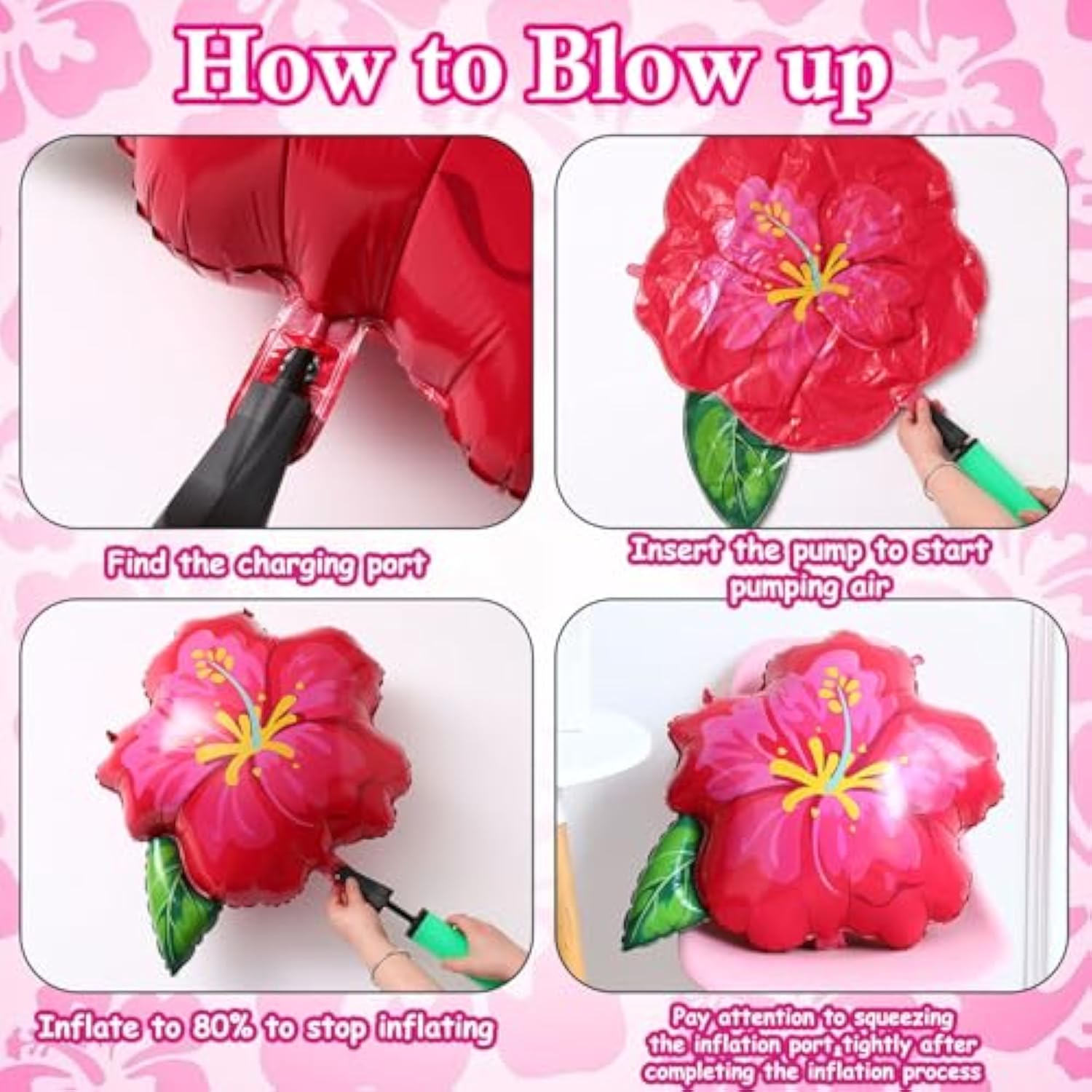 152Pcs Moana Birthday Party Decorations, Hot Pink Orange Macaron Pink Blue Balloons Garland Arch With Hibiscus Foil Balloon For Summer Tropical Luau Hawaii Magic Party Supplies