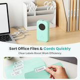 D30 Label Maker Machine, Portable Bluetooth Mini Label Printer, Smartphone Handheld Thermal Sticker Small Labeler Multiple Templates Font Icon Inkless Custom Label For Home Kids School Items