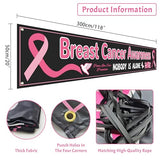 Breast Cancer Awareness Banner - Party Decor Backdrop Outdoor Yard Sign