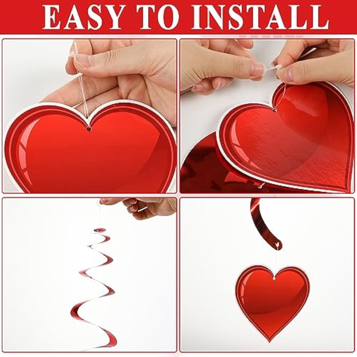 60-Pack Casino Theme Hanging Swirl Decorations for Las Vegas Night Party