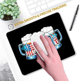 Mouse Pad, Smooth Fabric, Precise Cursor Positioning Mousepad For Wireless Mouse, Non-Slip Base, 9.5 X 7.9 Inch, Cheers