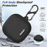 Compatible With Anker Soundcore Liberty 4 Nc Case Cover, Soft Silicone Shockproof Protective Case Skin For Soundcore Liberty 4 Nc Wireless Earbuds (Black)