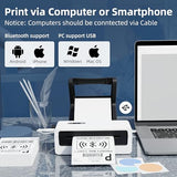 Shipping Label Printer - 4X6 Desktop Thermal Label Printer For Small Business - Compatible With Macos Windows