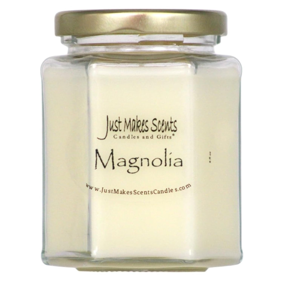 Magnolia Scented Blended Soy Candle | Light And Lovely Floral Fragrance | Hand Poured In The Usa By (8 Oz)
