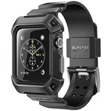 for Apple Watch 3 38mm Case with Band (Unicorn Beetle Pro), [Anti-Scratch] [Bumper Protector] Rugged Men Cover Sport Protective Case with Strap Bands