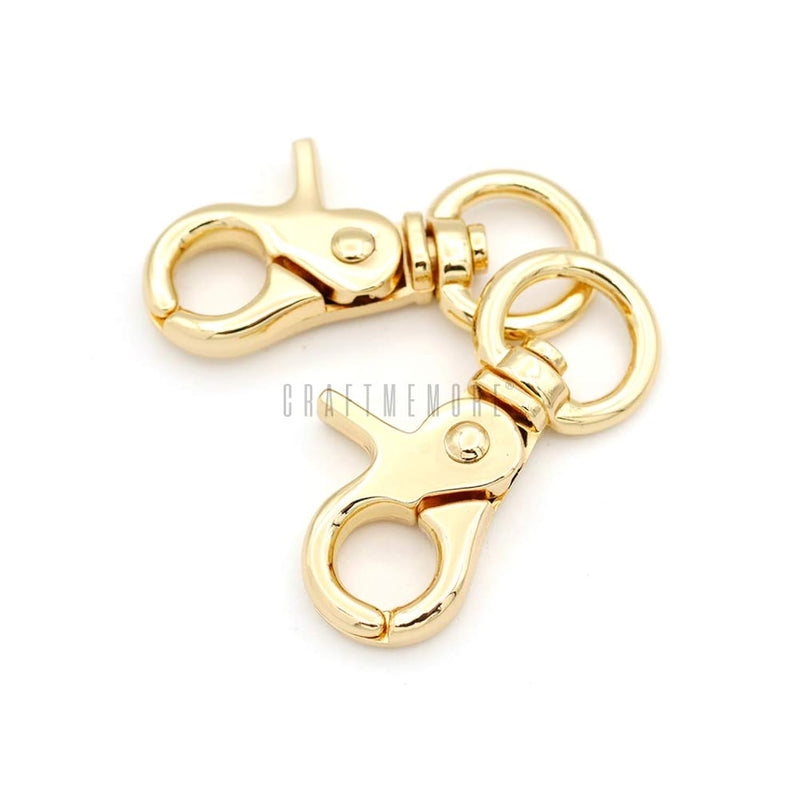 Swivel Trigger Snap Hooks Quality Metal Clips Lobster Clasp 1-7/8" Long 4 Pack