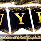 Happy New Year 2026 Banner No DIY Party Decorations Supplies