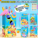 Pool Party Favors Beach Party Favors - 132Pcs Summer Beach Pool Toys For Kids Include Beach Balls, Kids Sunglasses Bulk, Bubble Wands...Pool Party Supplies For Summer Birthday Party For Kids 4-8 8-12