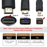 Micro Hdmi Stretch Coiled Cable Hdmi 1.4 To Micro Hdmi 90 Degree Left Angled 4