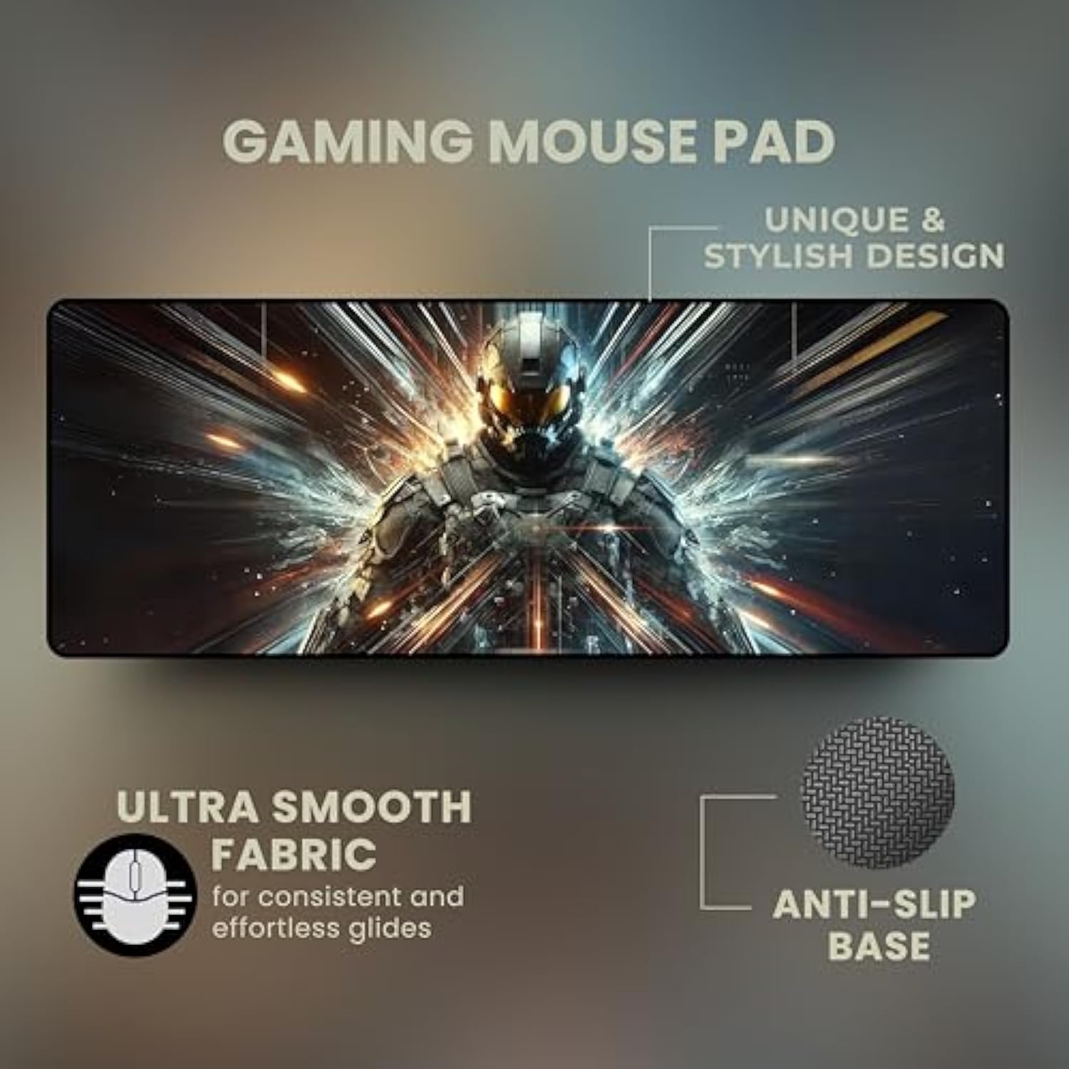 Gaming Mouse Pad, Vanguard Desktop Mat (31.5X11.8In)