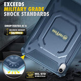 Fintie Case for iPad Mini 6 2021 - [Tuatara Magic Ring] 360 Degree Rotating Gr