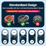 Phone Silicone Adapter - Quick Install, Secure Connection, Durable Design - Compatible With C-Series?1St Or 2Nd Generation? All Mounts