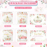 51 Pcs Diaper Raffle Card Box With Diaper Raffle Tickets For Baby Shower Game Gender Reveal Party Decorations Supplies(Pumpkin Style)