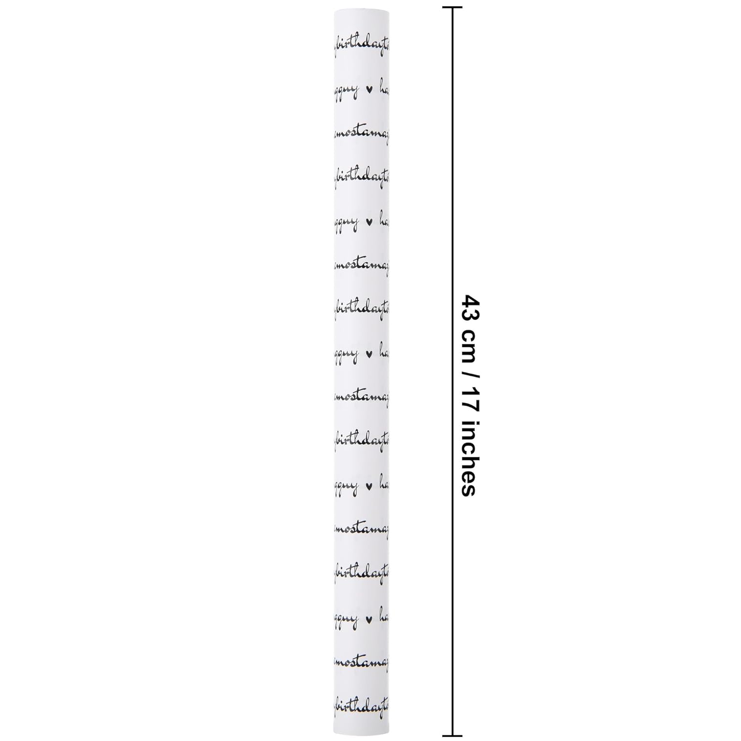 Birthday Wrapping Paper - 17" X 16.5 Feet Roll - Happy Birthday To The Most Amazing Guy Gift Wrap For Man