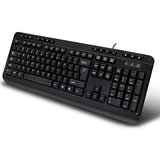 Akb-132Hb Multimedia Usb Keyboard With 3 Hubs, Black