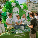Mental Health Awareness Month Decorations, 134PCS Mental Health Awarness Balloon Arch Hope Green Balloons for Mental Health Awareness Month Public Charity Fundraiser Party Supplies