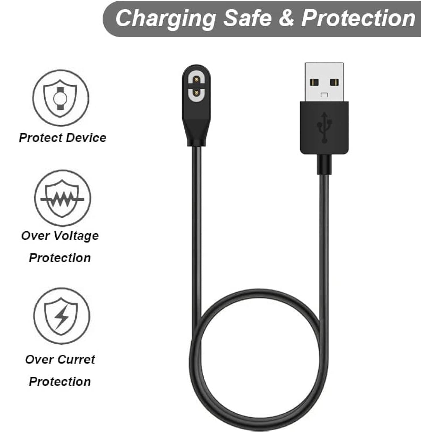 Charging Cable For Shokz Openrun, Openrun Pro, Openrun Mini, Aftershokz Aerope