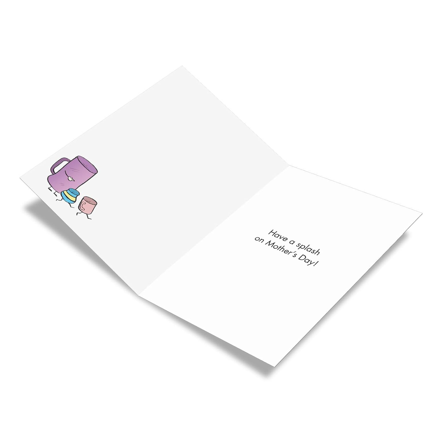- Funny Mother'S Day Card With Envelope - Cartoon Greeting, Stationery Gift For Mom - Sink Bath C9228Mdg