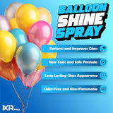 Balloon Shine Spray (16.9 Oz) No Need Towel Or Gloves, Instant High Shine Gloss Brite Balloons For Party Decoration For Ultra Lasting, Shine Balloon Spray Upgraded Formula