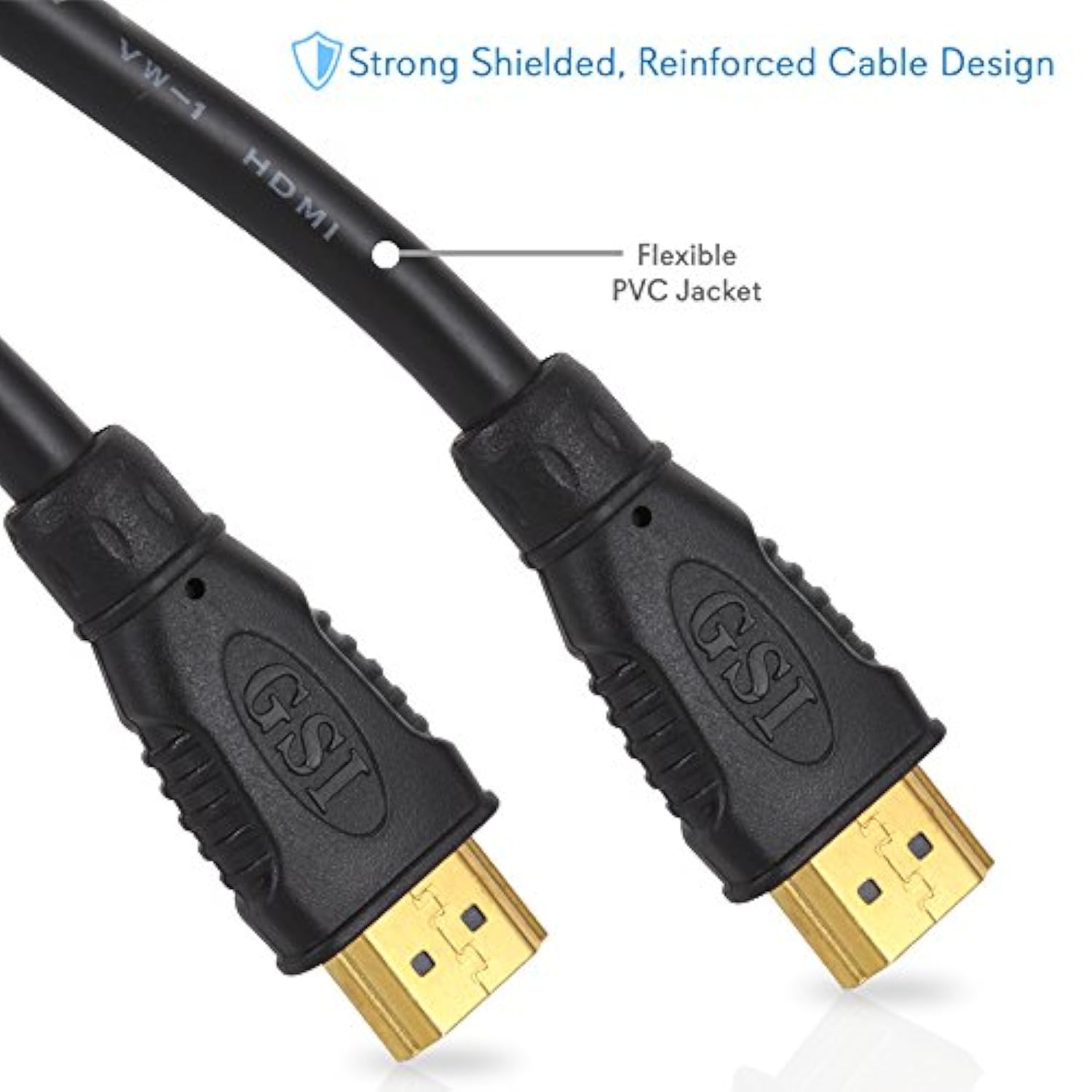 6Ft’ High Definition Hdmi Cord - Portable Universal Gold Plated Hdmi Cable Wir