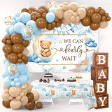 103pcs We Can Bearly Wait Decor Set with Balloons, Boxes, Backdrop & More