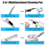 [3 Pairs] Replacement Ear Tips For Airpods Pro And Airpods Pro 2Nd Generation With Noise Reduction Hole, 3 In 1 Cleaner Kit For Airpods 1 2 3 Pro/Pro 2, Silicone Ear Tips For Airpods Pro (S/M/L)