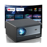 Smart 4K Projector With Wifi And Bluetooth - Compatible With Netflix, Prime Video, Youtube, Dust-Proof Sealed, Dolby Audio, Auto Focus & Keystone Pro Uhd Hdr 10+ Video Projector