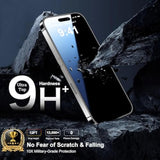 Iphone 16 Screen Protector With Camera Lens 2+2 Pack 9H Shatterproof Full Coverage