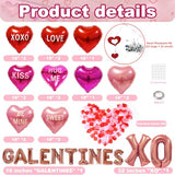 Happy Galentines Day Decorations for Party Supplies, Heart Galentines Balloons, Galentines Banner, Galentines Decor, Valentines Galentines Decorations