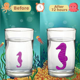 Water Growing Sea Creatures - Under The Sea Animals 50 Pack, Individually Wrapped Favors, Expandable Animals Toy - Party Supplie