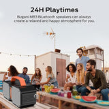 Bluetooth Speaker, Shock Portable Bluetooth Speaker, Bluetooth 5.3, Waterproof, Wireless Speakers, 60W Super Power, Outdoor Speaker, Black(New Model)