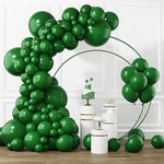 Dark Green Balloons Different Sizes 105Pcs 5/10/12/18 Inch Green Balloon Garland Kit For Wedding Baby Shower Birthday Party Supplies Bridal Shower Decorations