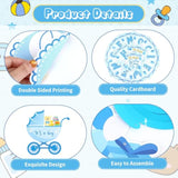 Welcome Home Baby Boy Decorations, Blue Baby Shower Decorations For Boys Welcome Home Banner It'S A Boy Hanging Swirls For Pregnancy Announcement Newborn Gender Reveal Party Supplies