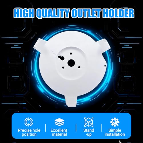 Wall Mount For Tp Link Deco M9 Plus Whole Home Mesh System Sturdy Bracket Holder Space Saving Tp Link Router Holder Plug In Without Messy Wires Or Screws Hanging (3Pcs)