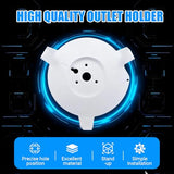 Wall Mount For Tp Link Deco M9 Plus Whole Home Mesh System Sturdy Bracket Holder Space Saving Tp Link Router Holder Plug In Without Messy Wires Or Screws Hanging (3Pcs)