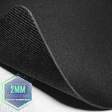 3-Pack Mouse Pads, Non-Slip Rubber Base, Waterproof Smooth Surface For Office, Home & Gaming, 10.3 X 8.4 Inches, Black