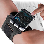 Rotatable Running Armband Cell Phone Holder For Running Or Walking - Universal Phone Arm Bands For Iphone 12 Pro Max 11 X Xr & Android Samsung Galaxy S9 S8 & Google Pixel (Black)