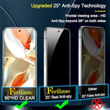 3-Pack Privacy Screen & 3-Pack Camera Lens Protector for Google Pixel 9/9 Pro, Case Friendly, Auto-Dusting