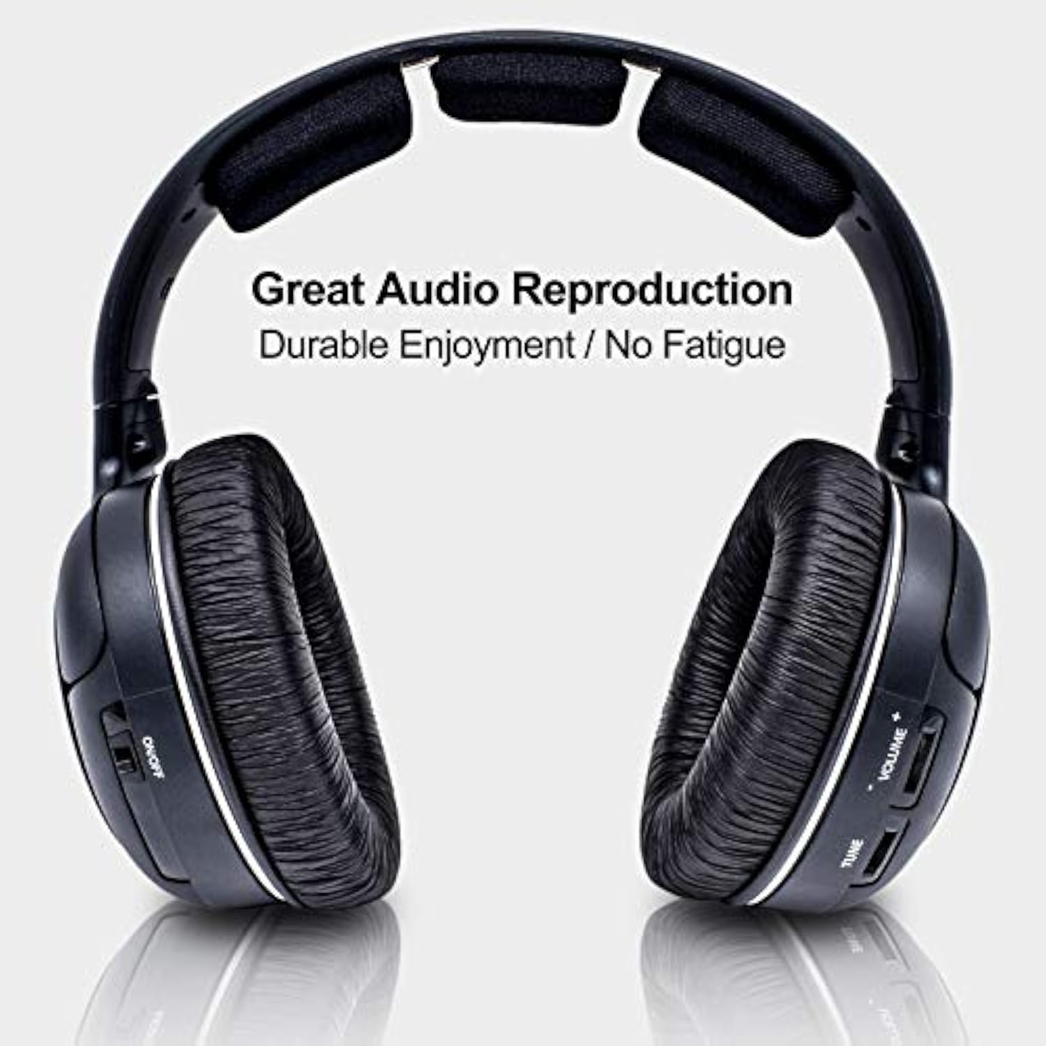 Hdr120 Replacement Ear Pads Compatible With Rs120 Rs 110 Hdr120 Wireless Headphones (Black)
