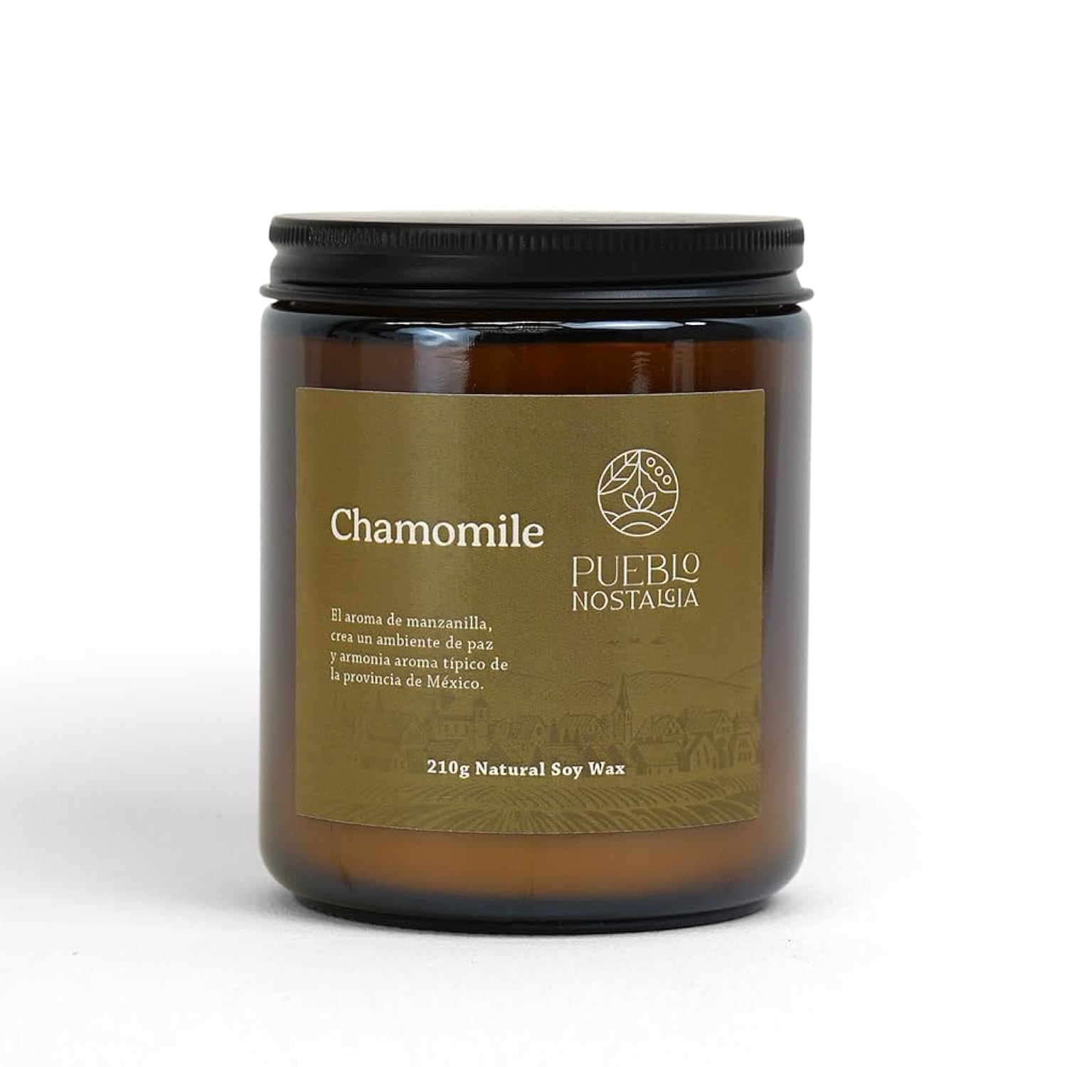 Chamomile Scented Candle By – Hand-Poured Soy Wax Candle, 8Oz Jar – Relax And Breathe In The Calm Chamomile Aroma, Warm Long-Lasting Home Fragrance.