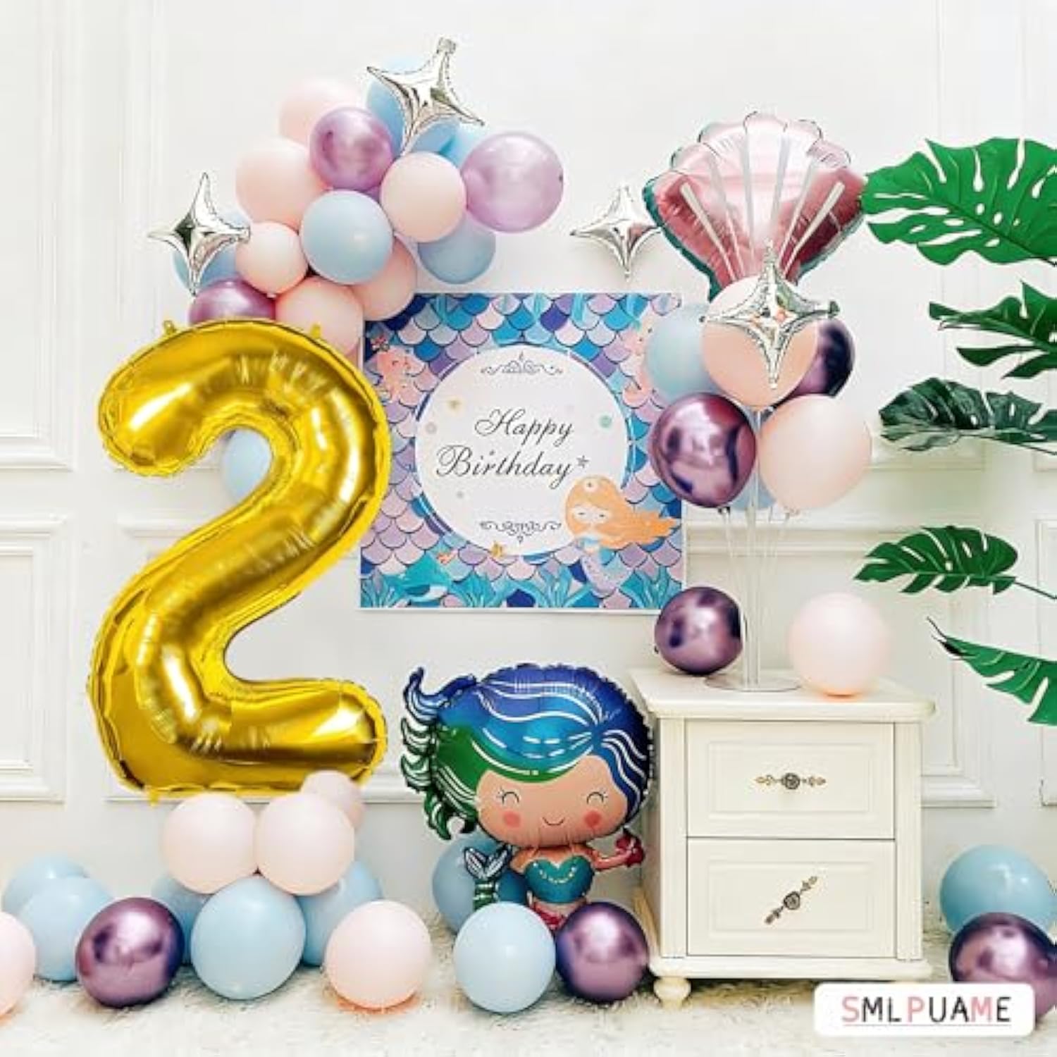 40 Inch Number Balloon 0-9 Gold Large Number 2 Balloons,Digital Balloons For Birthday Party Celebration Decorations Supplies, Helium Foil Number Balloons For Wedding Anniversary